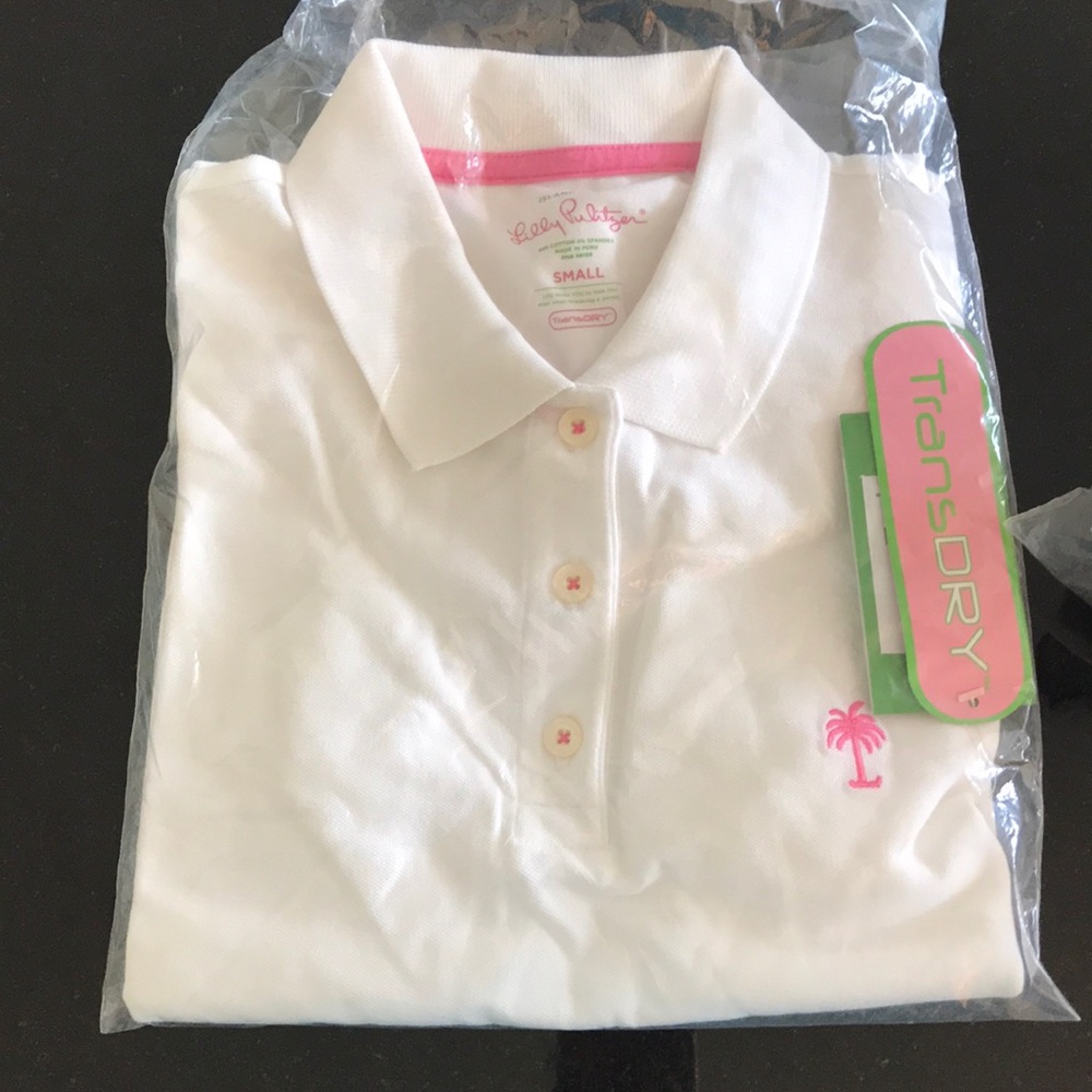 Lilly Pulitzer white polo